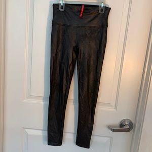 Spanx faux leather leggings